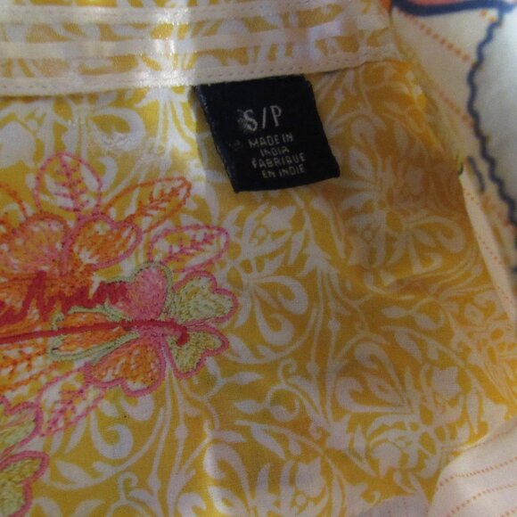 Robert Graham Women Blouse, S/P, Cotton, made in India, Floral - Picture 5 of 6